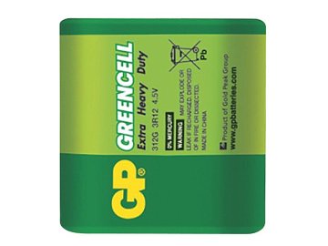 Baterie 3R12 (4.5V-plochá)GP Greencell