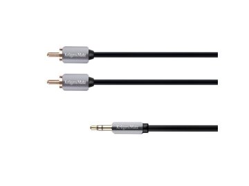 Kabel KRUGER & MATZ JACK 3.5 stereo/2xCINCH 3m KM0311