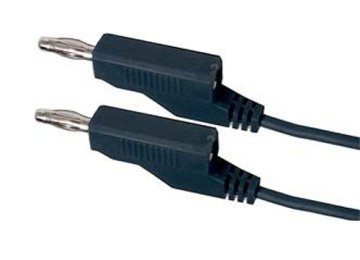 Kabel propojovací 0,35mm2/ 2m s banánky černý HADEX N534