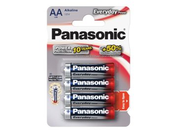 Baterie AA (R6) alkalická PANASONIC Everyday Power 4ks / blistr