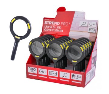 Strend Pro NX1020 svítilna lupa 3W LED 2xAA (2172757)