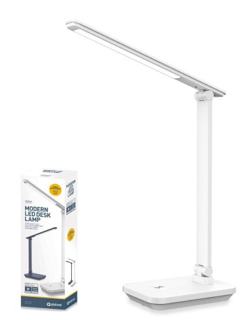 Platinet PDL6731W LED stolní lampa 5W USB nabíjecí bílá