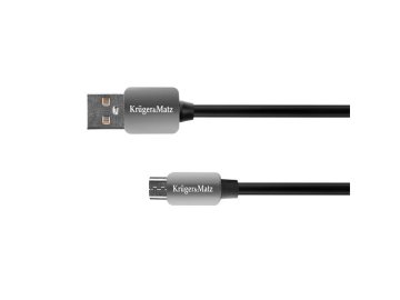 Kabel KRUGER & MATZ KM0331 USB/micro USB 1,8m Black