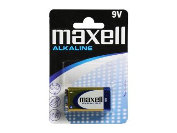 Baterie 6LR61 (9V) alkalická MAXELL 1ks / blistr