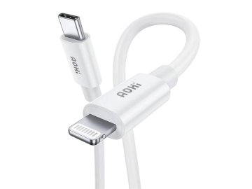 Kabel AOHI AOC-L003 USB-C/Lightning 1,2m White