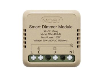 Smart ovladač osvětlení MOES Switch Module MS-105M WiFi Tuya