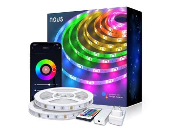 Smart LED pásek 12V 40LED/m IP44 36W RGB NOUS F3 20m WiFi Tuya