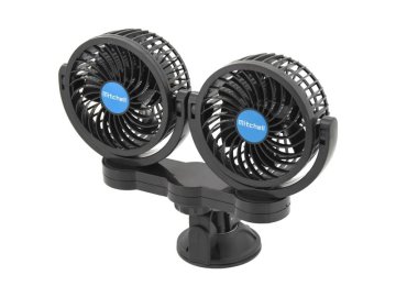 Ventilátor MITCHELL 07222 DUO na přísavku 12V