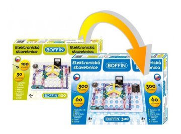 Elektronická stavebnice BOFFIN I 100 - rozšíření na BOFFIN I 300