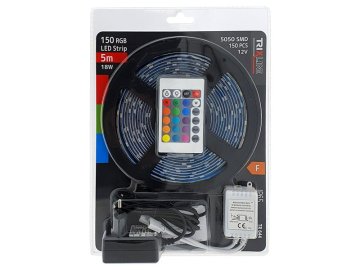 LED pásek 12V 5050 30LED/m IP65 18W TRIXLINE TR 644 RGB 5m