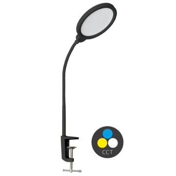 Ecolite LED stolní lampa LU13A-CR 10W 3000-6000k černá LIPA