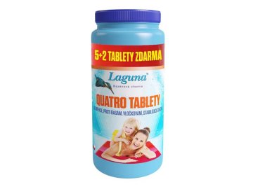 Multifunkční tablety pro chlorovou dezinfekci bazénové vody LAGUNA 4v1 Quatro 1,4kg