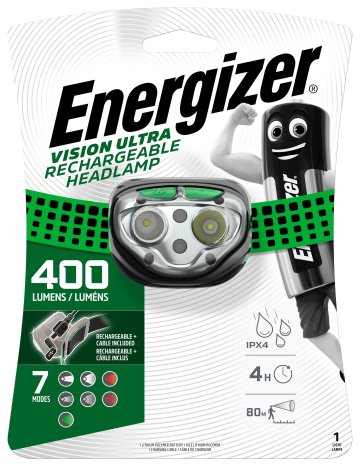 Energizer Vision Ultra Headlamp 4LED nabíjecí 400lm