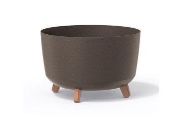 Květináč GRACIA STANDARD ECO WOOD kávový 23,5cm