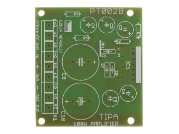 Plošný spoj TIPA PT002B PT003B PT005 PT006 Zesilovač 100W s TDA729x