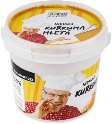 Kulinář Kurkuma mletá - jednodruhové koření kelímek 90g (56)