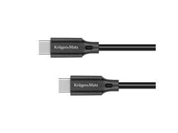 Kabel KRUGER & MATZ KM1261 Basic USB-C/USB-C 2,5m Black