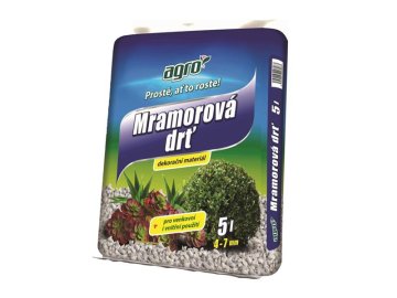 Mramorová drť AGRO 4-7mm 5l