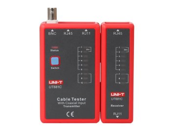 Tester kabelu UNI-T UT681C (RJ45, RJ11, BNC)