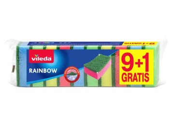 Houbička VILEDA Rainbow 173842 9+1ks