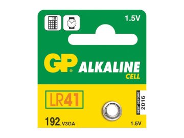 Baterie LR41 (192) GP alkalická