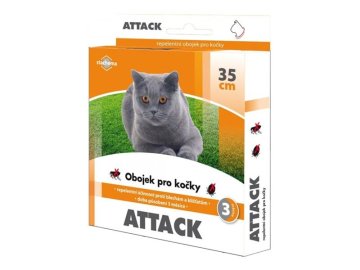 Antiparazitní obojek pro kočky STACHEMA Attack 35cm