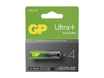 Baterie AA (R6) alkalická GP Ultra Plus 4ks