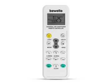 Dálkový ovladač pro klimatizaci BEWELLO BW4008 univerzální