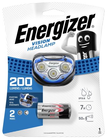 Energizer Vision Headlight 2LED 3xAAA 200lm