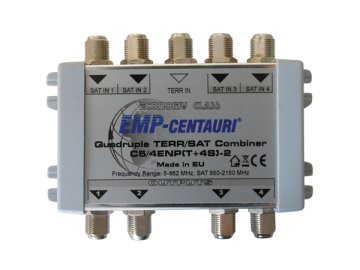 Satelitní slučovač (C5/4ENP(T+4S)-2), 4xSAT IF+1xTV terr., vnitřní, záruka 48 měsíců